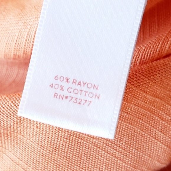 LC LAUREN CONRAD Crop Pants Wide Leg Bohemian Summer Peach Orange Small - Picture 7 of 9